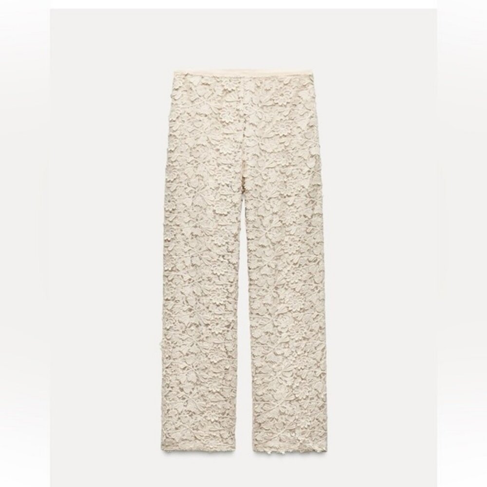 ZARA FULL LENGTH CROCHET PANTS